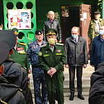 Обучающиеся техникума поздравили ветерана Великой Отечественной войны Дмитрия Яренко с 96-летием.