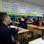 Встреча студентов с сотрудниками органов ОМВД России по Красноярскому району