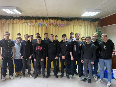 Встреча студентов с представителем  Пограничного управления ФСБ по Астраханской области и республике Калмыкия.